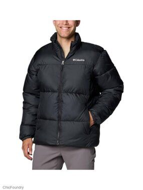 Men's Insulated Puffer Jacket Water Resistant Winter Coat